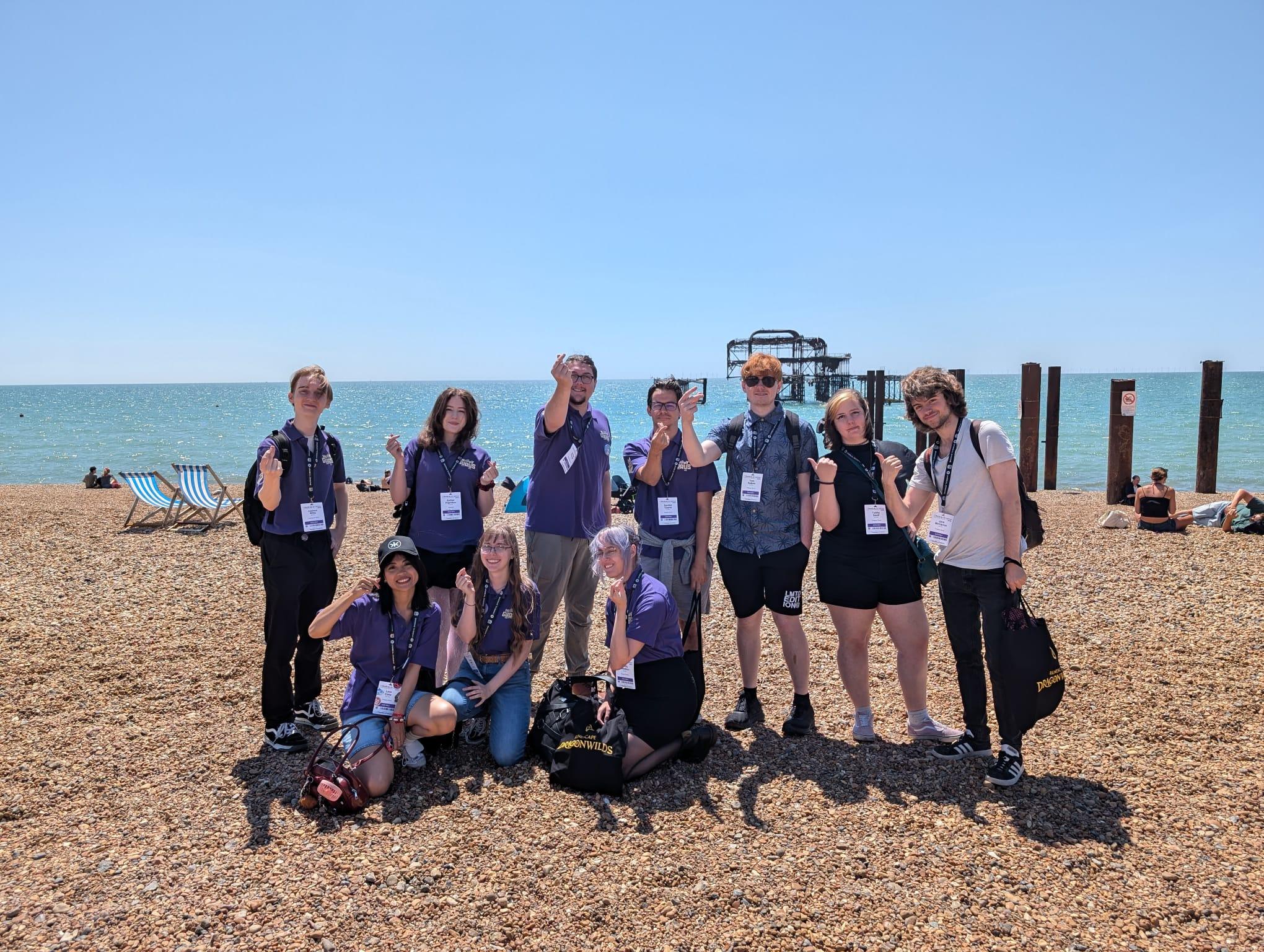 Jordan and Lauren at Develop: Brighton