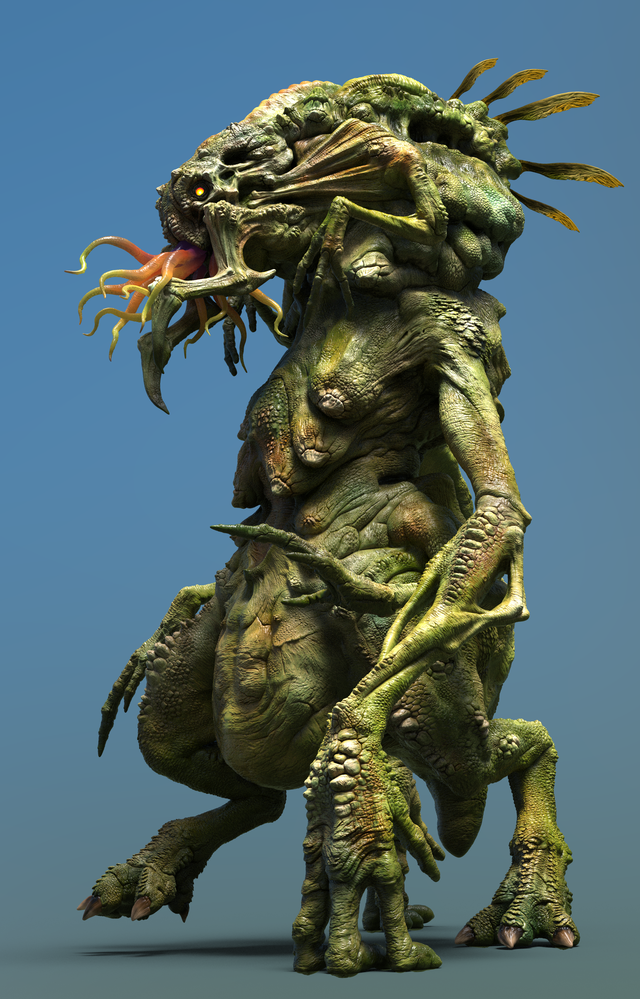 Creature sculpt by Peter Minister
